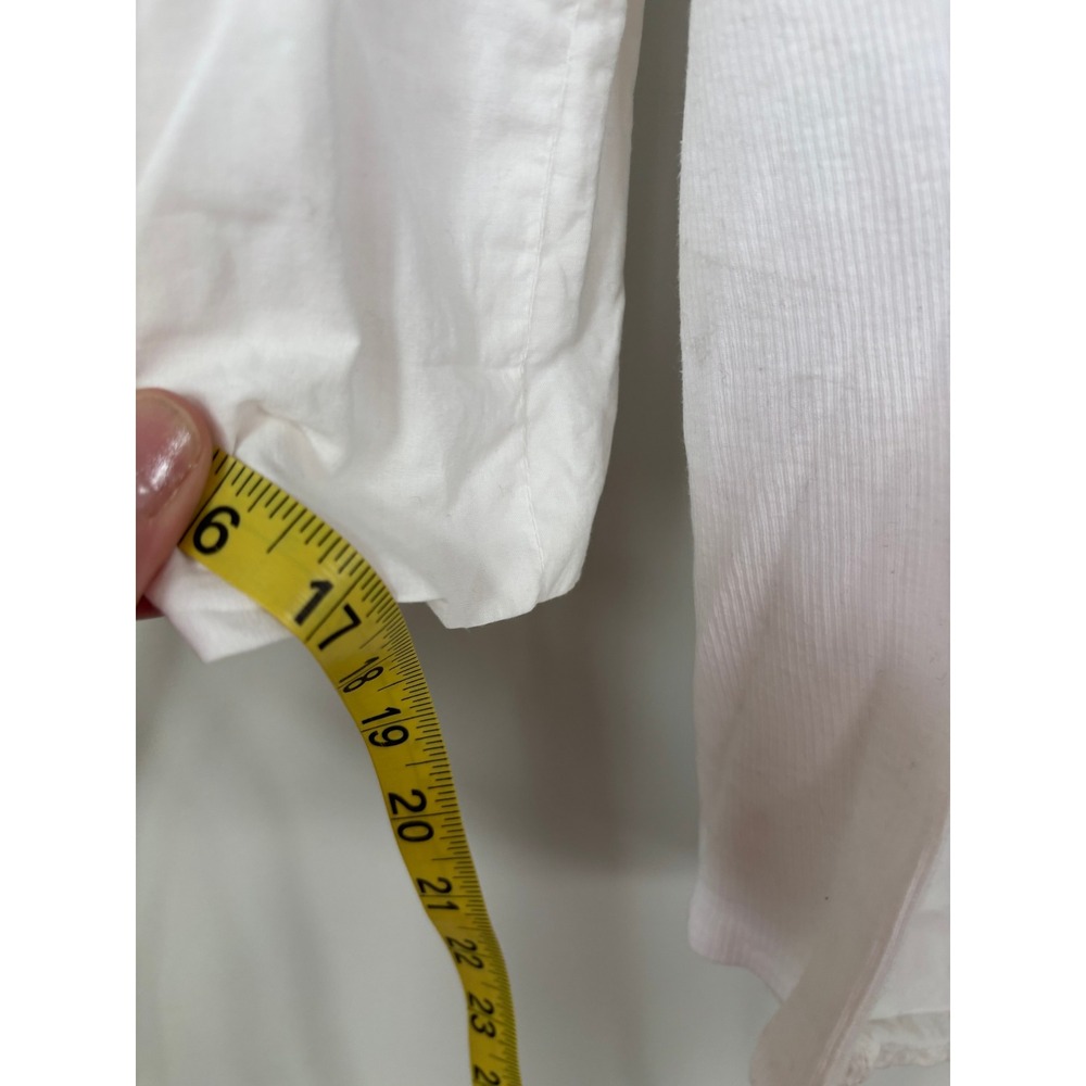 Standard James Perse‎ White Button Down Shirt ASO Bella Swan Twilight Sz 3 - Picture 8 of 10